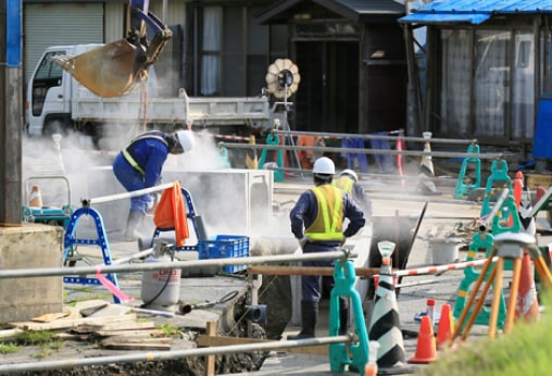 工事現場の写真